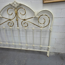 Antique Queen Size Cast Iron Bed Head | Antique & Vintage | Moonee Ponds Antiques | Australia Wide Delivery