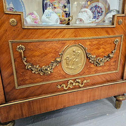 Stunning French Walnut Louis XVI Style Vitrine | Antique & Vintage | Moonee Ponds Antiques | Australia Wide Delivery