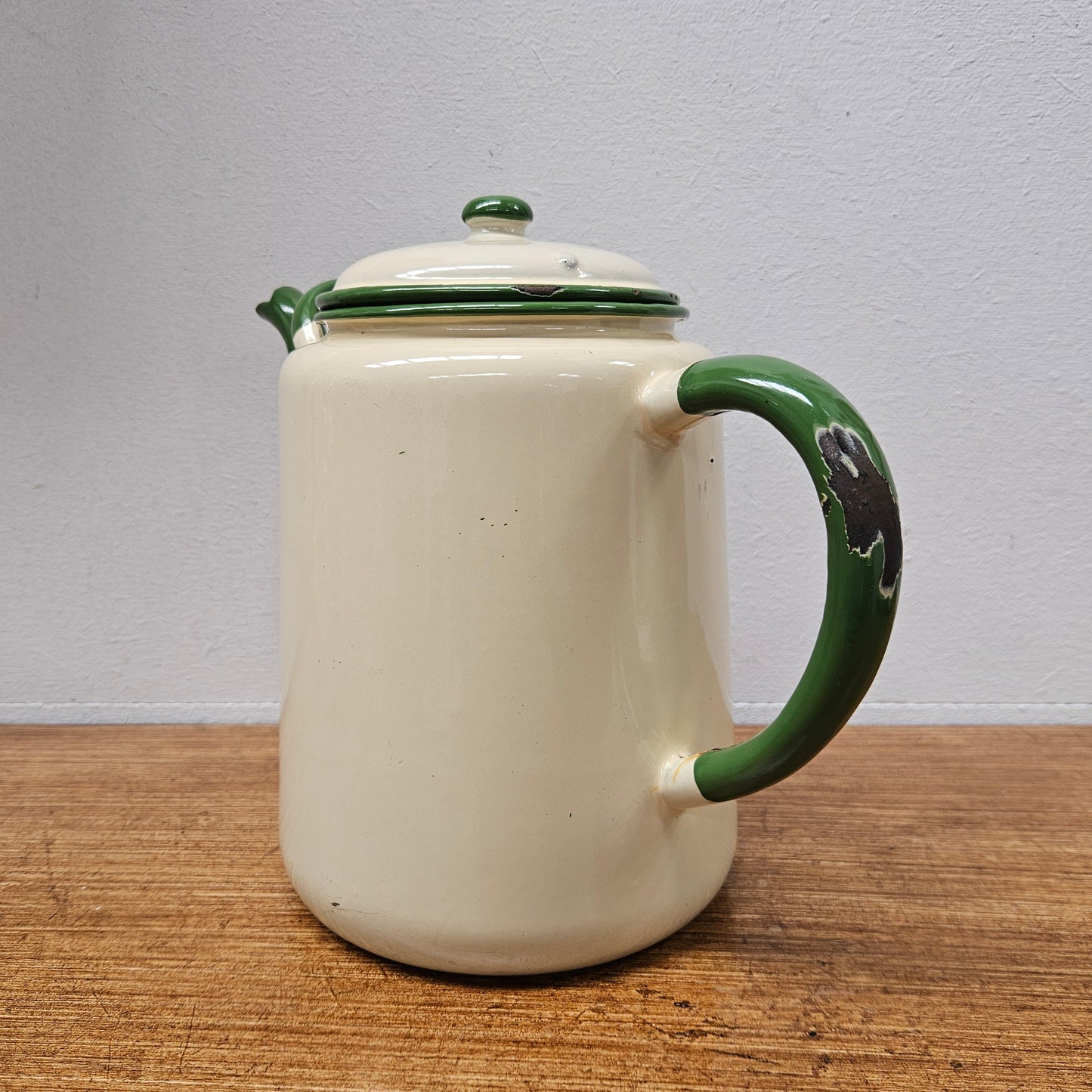 Vintage Enamel Teapot