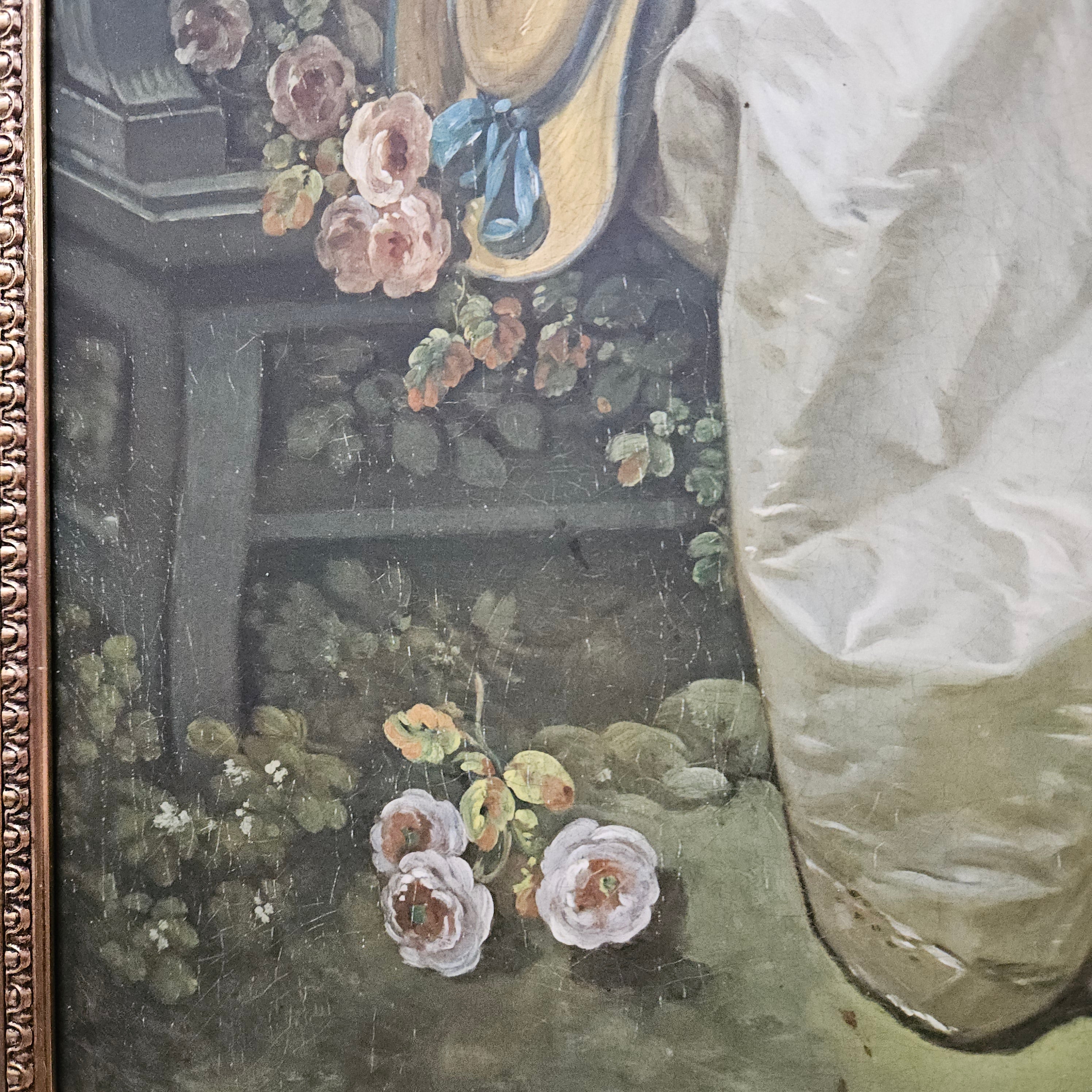 Decorative Framed Madame Bergeret Print | Antique & Vintage | Moonee Ponds Antiques | Australia Wide Delivery