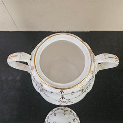 Early Victorian Coalport Sucrier | Antique & Vintage | Moonee Ponds Antiques | Australia Wide Delivery
