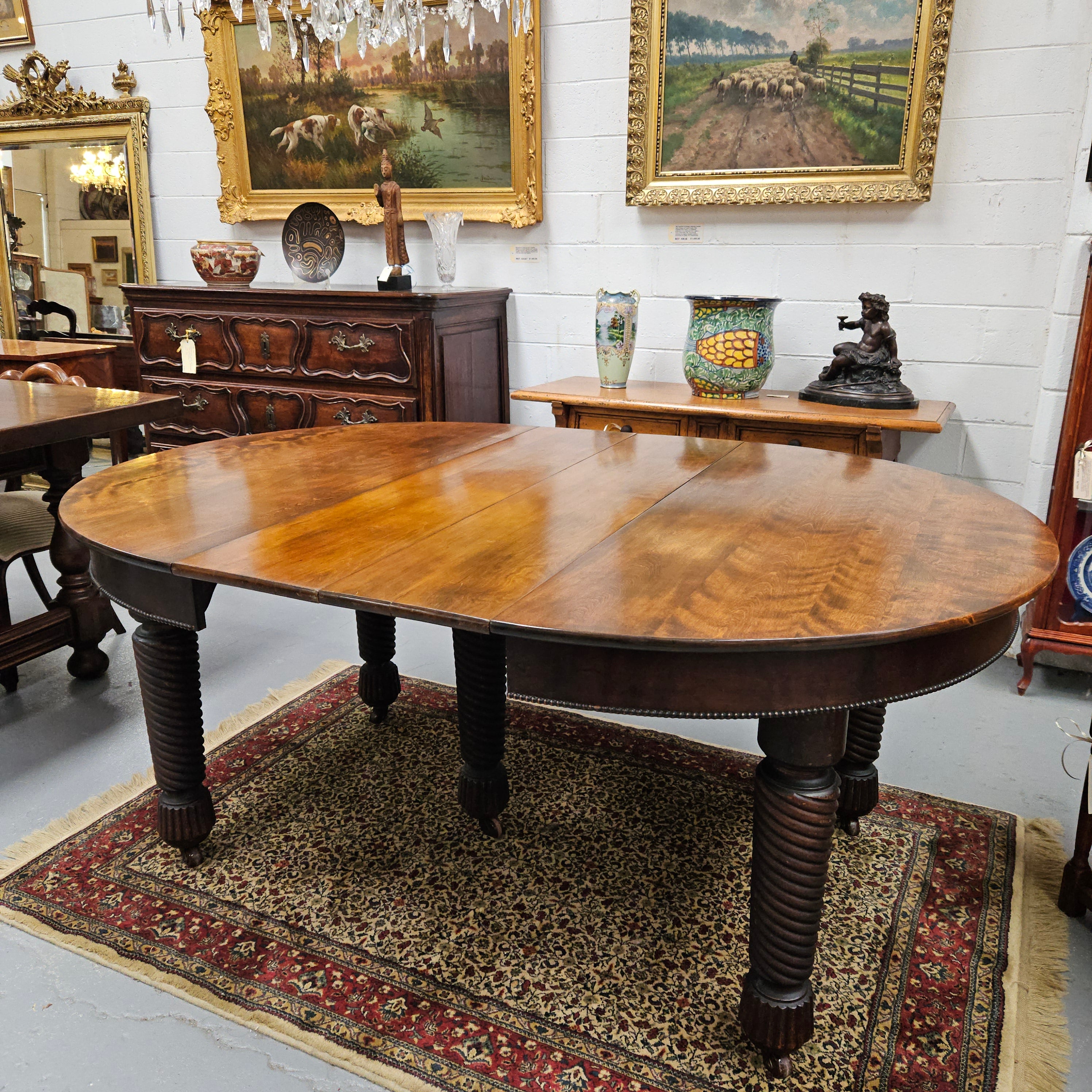 Queensland Coachwood Extension Table | Antique & Vintage | Moonee Ponds Antiques | Australia Wide Delivery