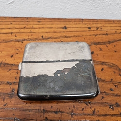 Antique Japanese Mixed Metal Engraved/Embossed Cigarette Case | Antique & Vintage | Moonee Ponds Antiques | Australia Wide Delivery