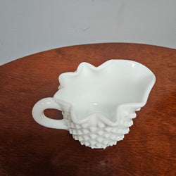 Vintage Fenton Milk Glass Jug