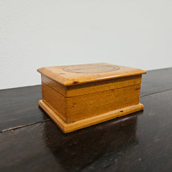 Mauchline Ware Lidded Wooden Trinket Box | Antique & Vintage | Moonee Ponds Antiques | Australia Wide Delivery