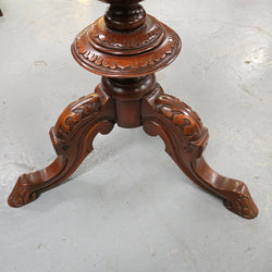 Victorian Antique Mahogany Carved Occasional Table Moonee Ponds Antiques
