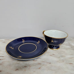 Vintage Limoges Miniature Cup & Sauce
