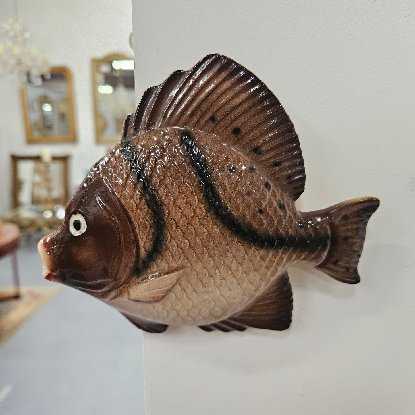 Vintage Fish Hanging Wall Plaque