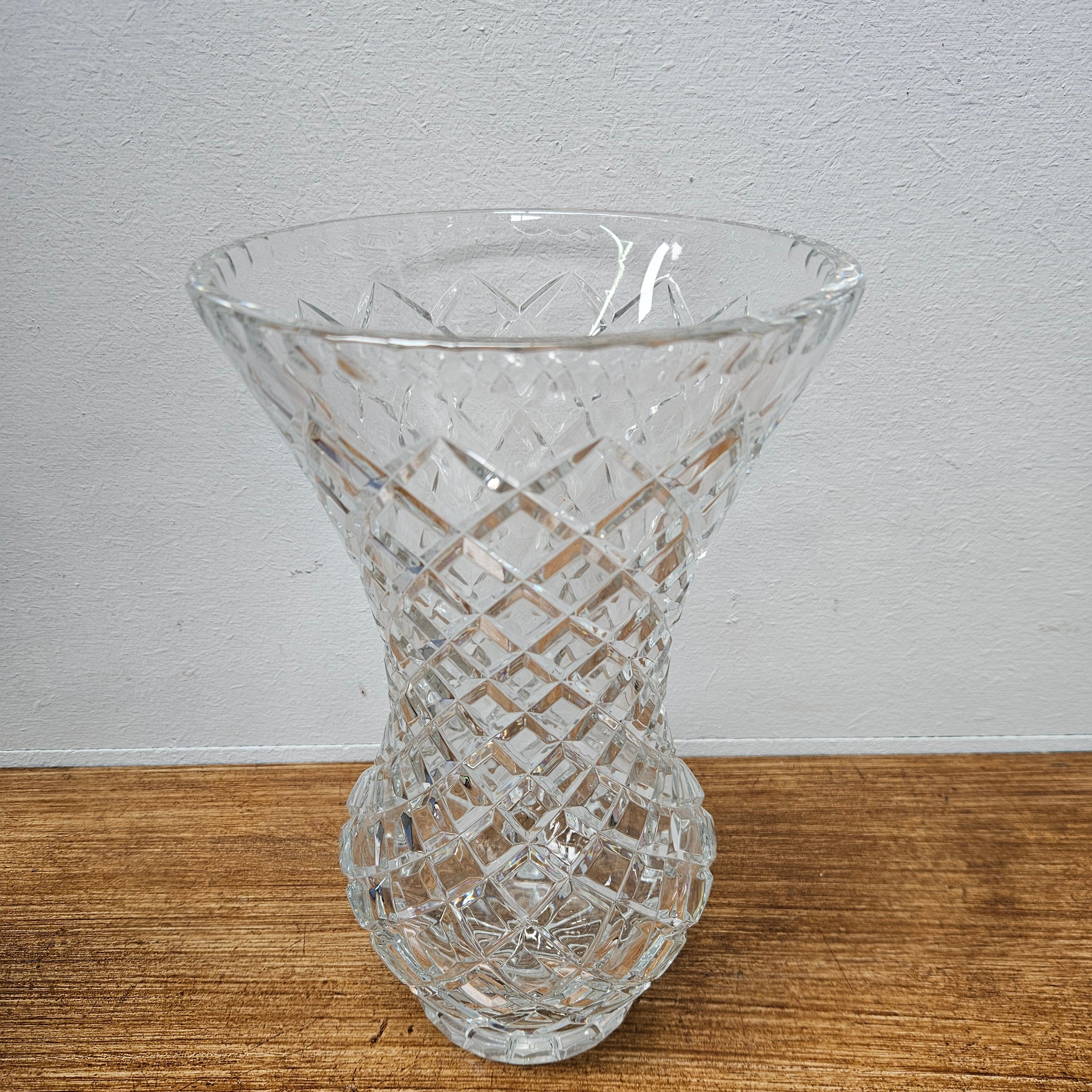 Large Vintage Crystal Vase | Antique & Vintage | Moonee Ponds Antiques | Australia Wide Delivery
