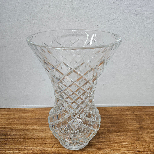 Large Vintage Crystal Vase