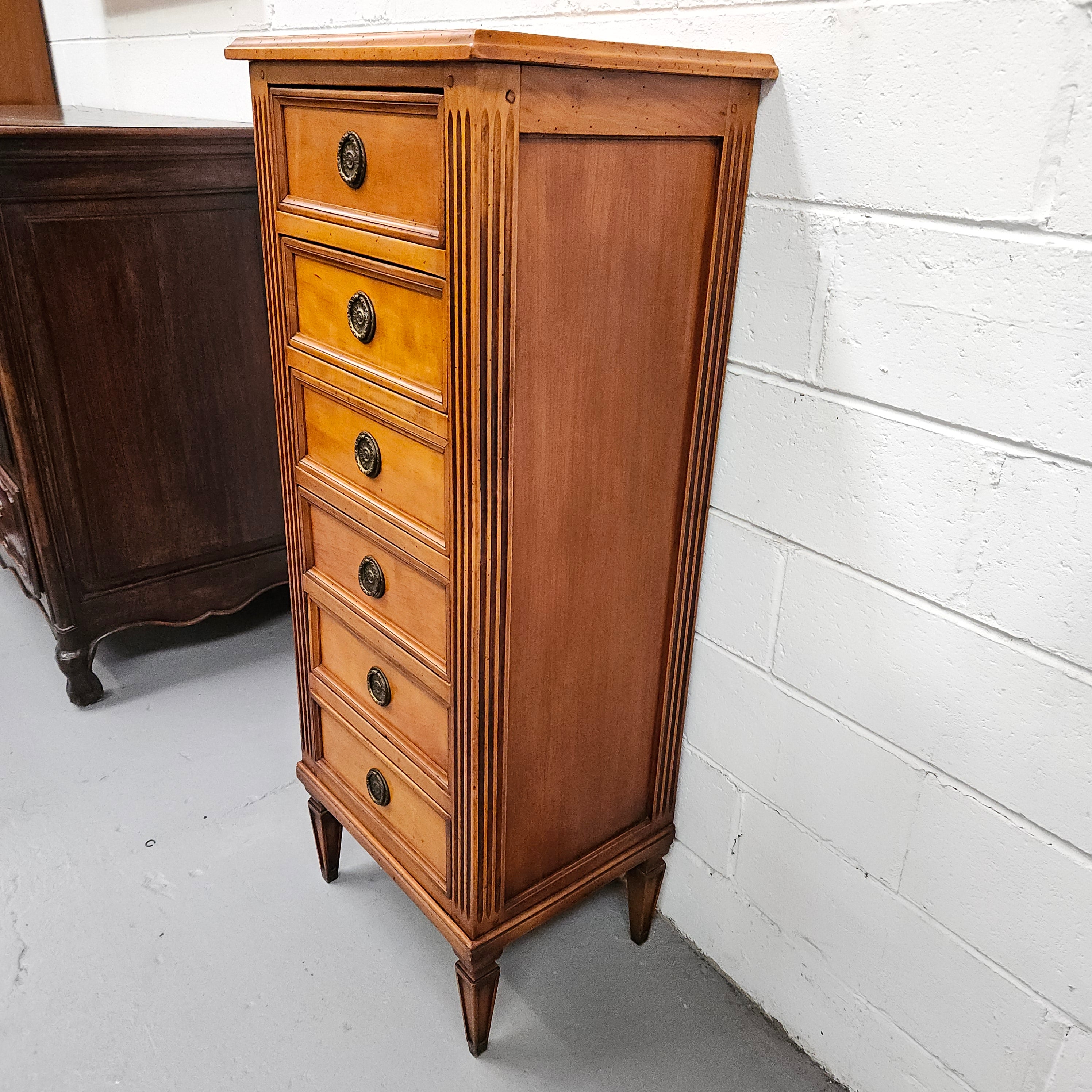 Semainier Louis XVI Style Chest of Six Drawers | Antique & Vintage | Moonee Ponds Antiques | Australia Wide Delivery