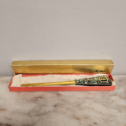 Rare Koha New Zealand Paua Shell Letter Opener