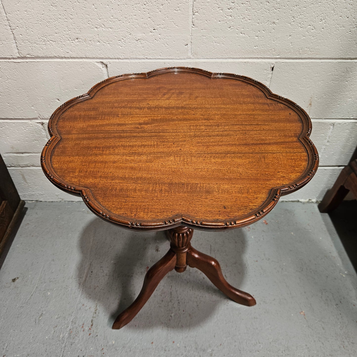 Vintage Mahogany Wine Table