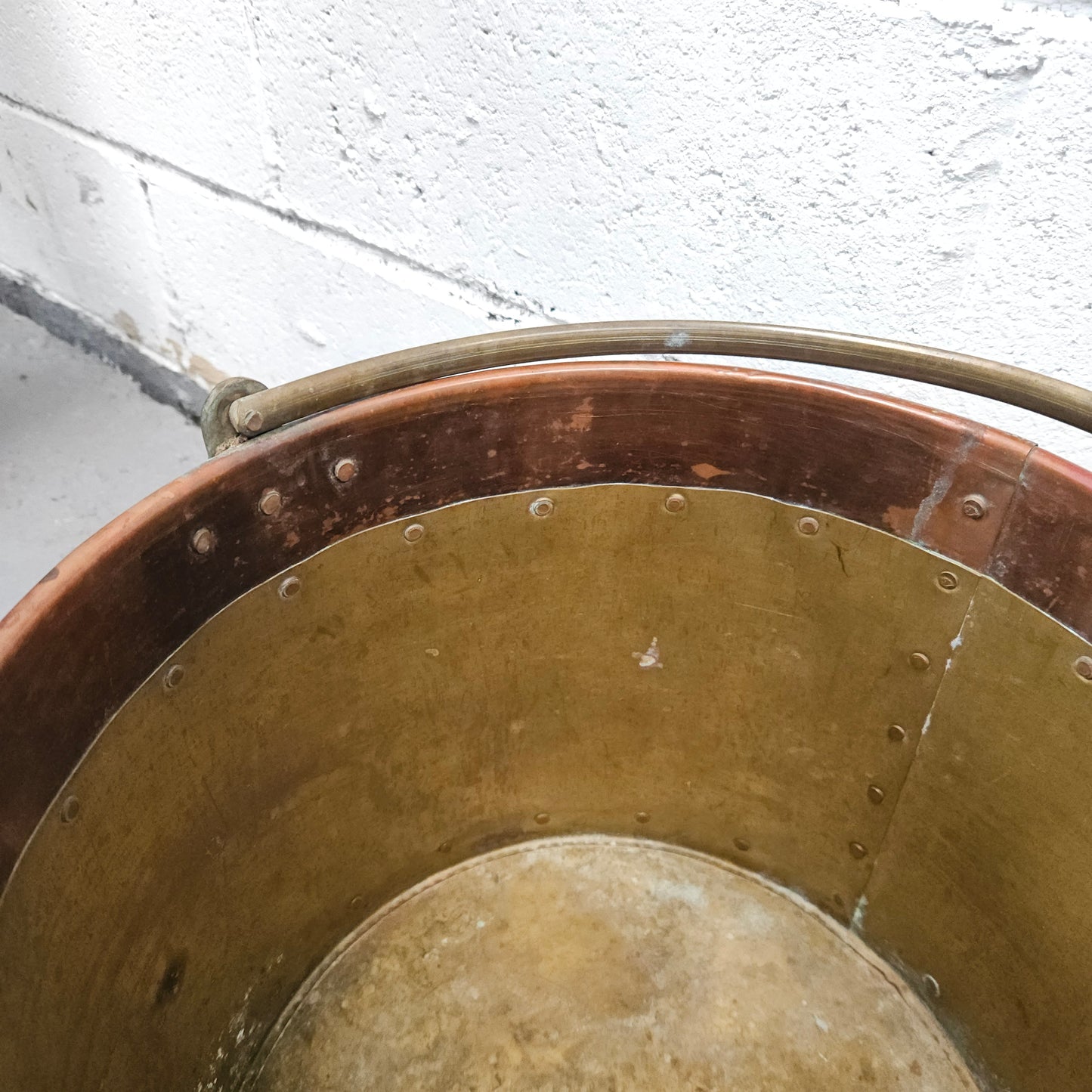 Antique Copper & Brass Bucket