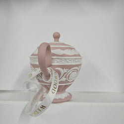 Wedgewood Pink White Hanging Teapot Ornament | Antique & Vintage | Moonee Ponds Antiques | Australia Wide Delivery