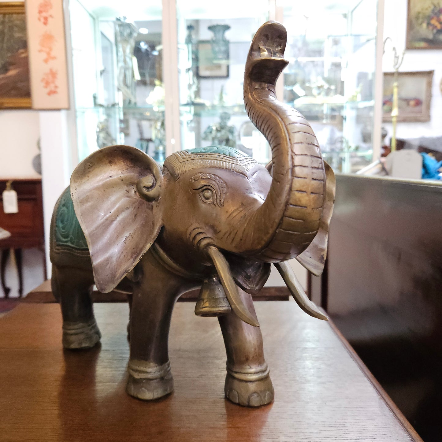 Vintage Brass Elephant Figure