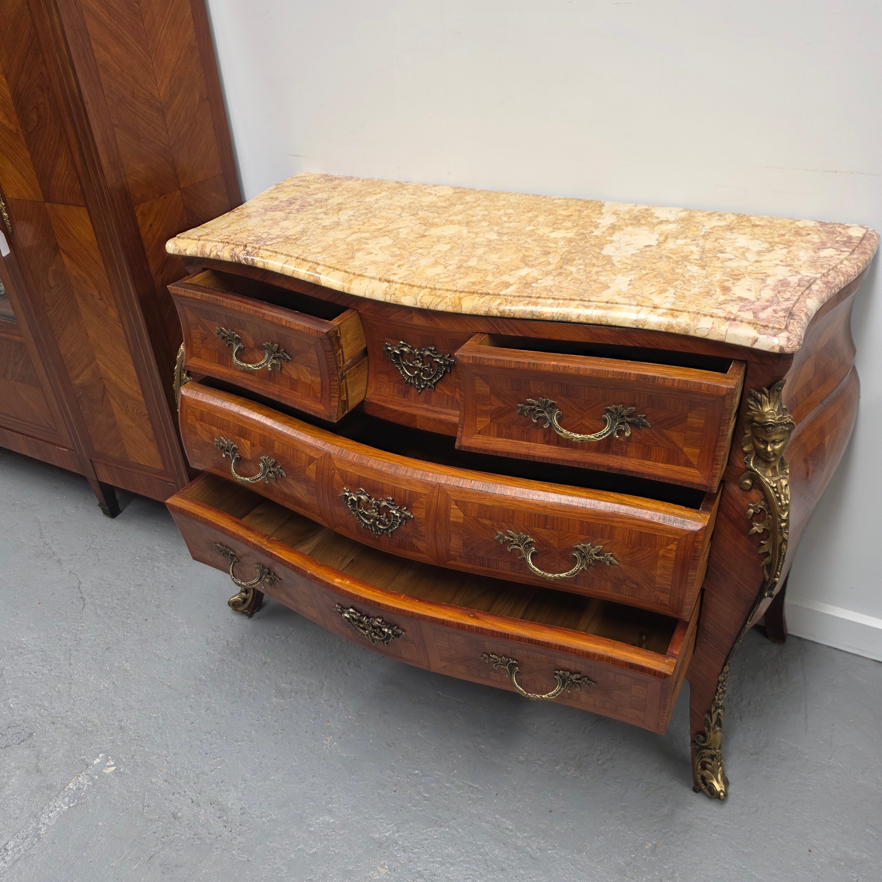 Louis 15th Style Marble Top Commode | Antique & Vintage | Moonee Ponds Antiques | Australia Wide Delivery