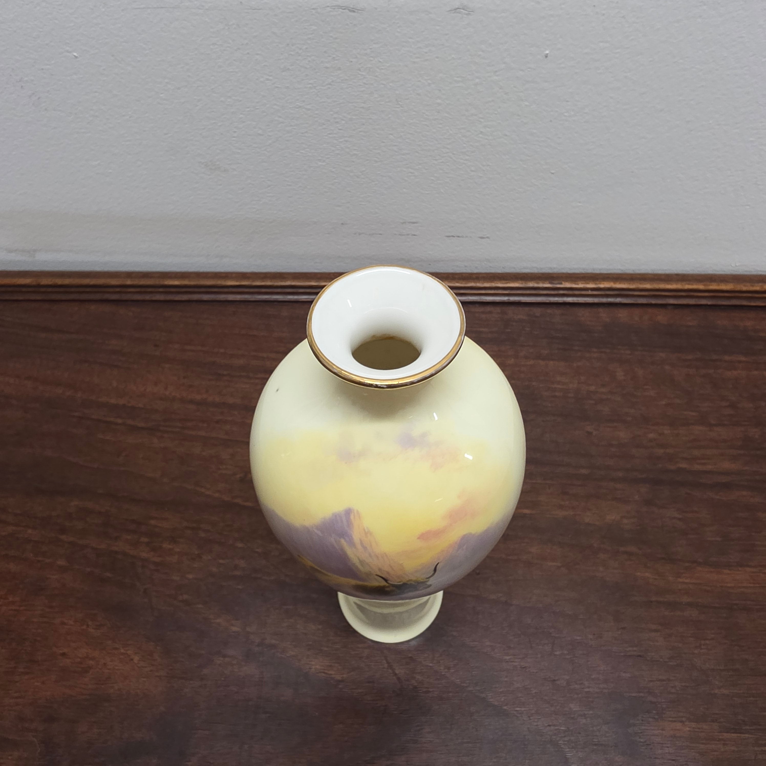 Beautifully Hand Painted Cauldon Vase | Antique & Vintage | Moonee Ponds Antiques | Australia Wide Delivery