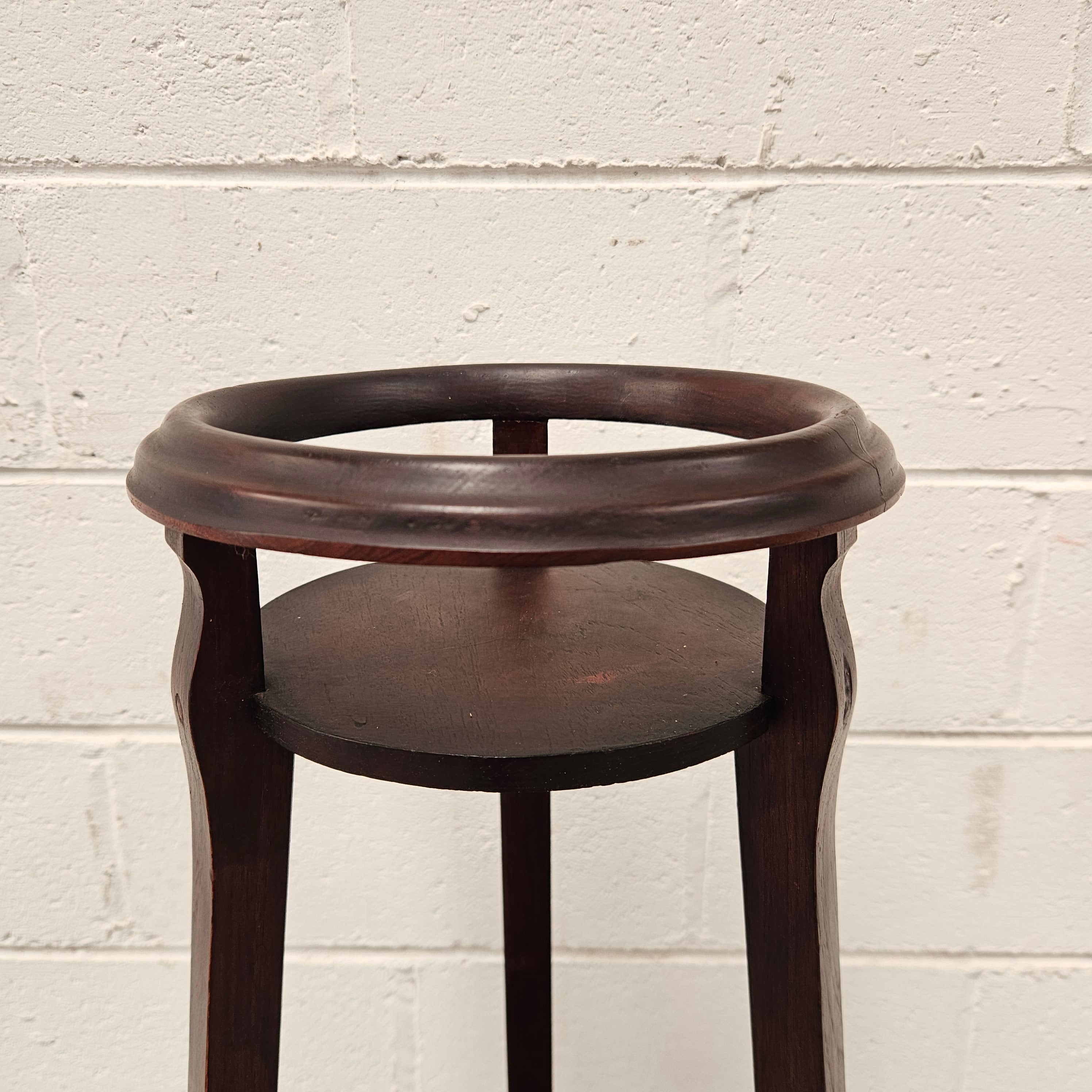 Vintage Mahogany Two Tier Planter Stand | Antique & Vintage | Moonee Ponds Antiques | Australia Wide