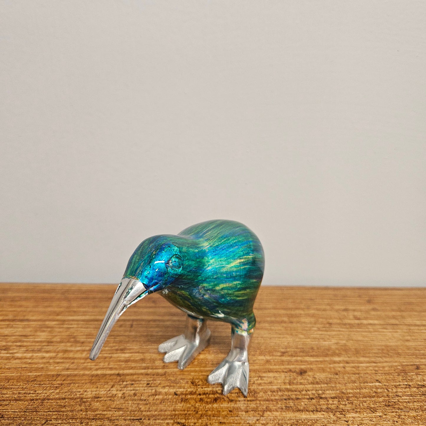 Cast Aluminum & Enamel Kiwi Bird