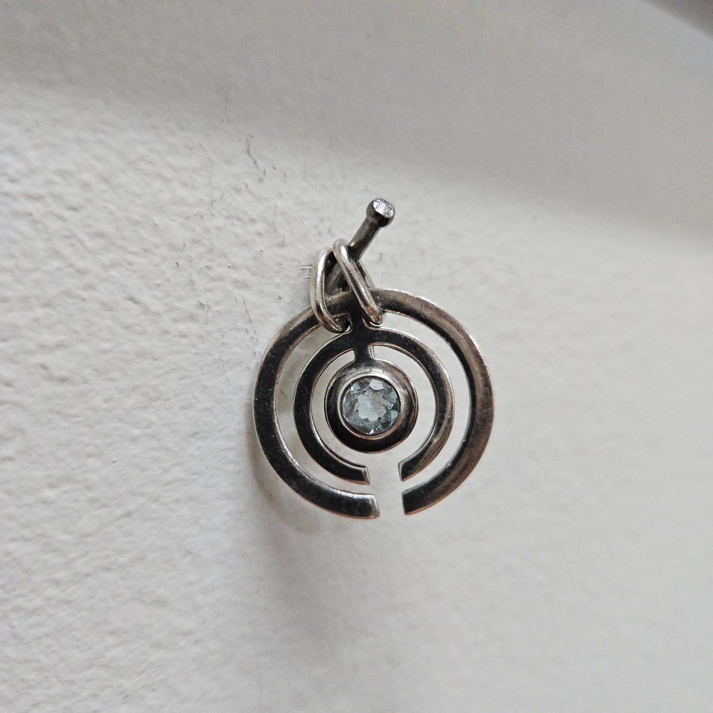 Sterling Silver Scandinavian Design Pendant