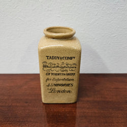 Rare Large Taddy & Co Snuff Case Bottle | Antique & Vintage | Moonee Ponds Antiques | Australia Wide Delivery