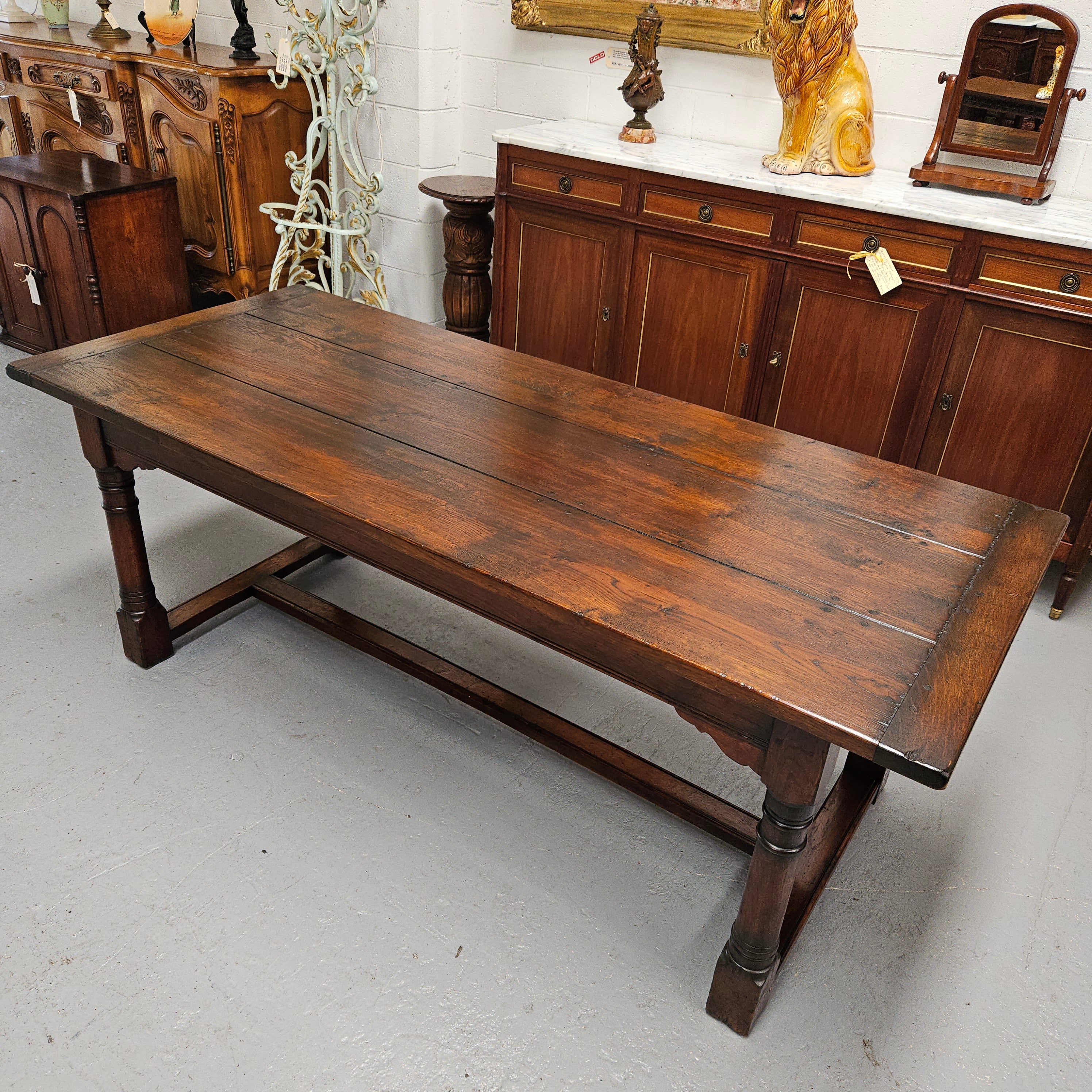 French Farmhouse Extension Dining Table | Antique & Vintage | Moonee Ponds Antiques | Australia Wide Delivery