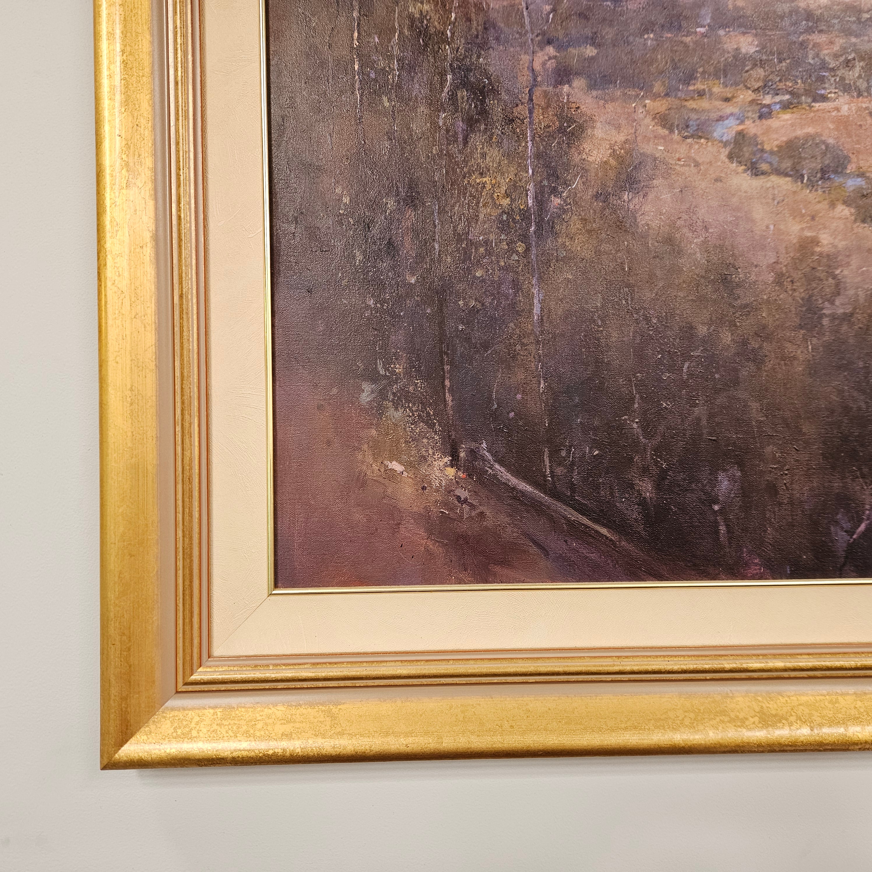 John Bredl Signed 'The Hunter Valley' Painting | Antique & Vintage | Moonee Ponds Antiques | Australia Wide Delivery