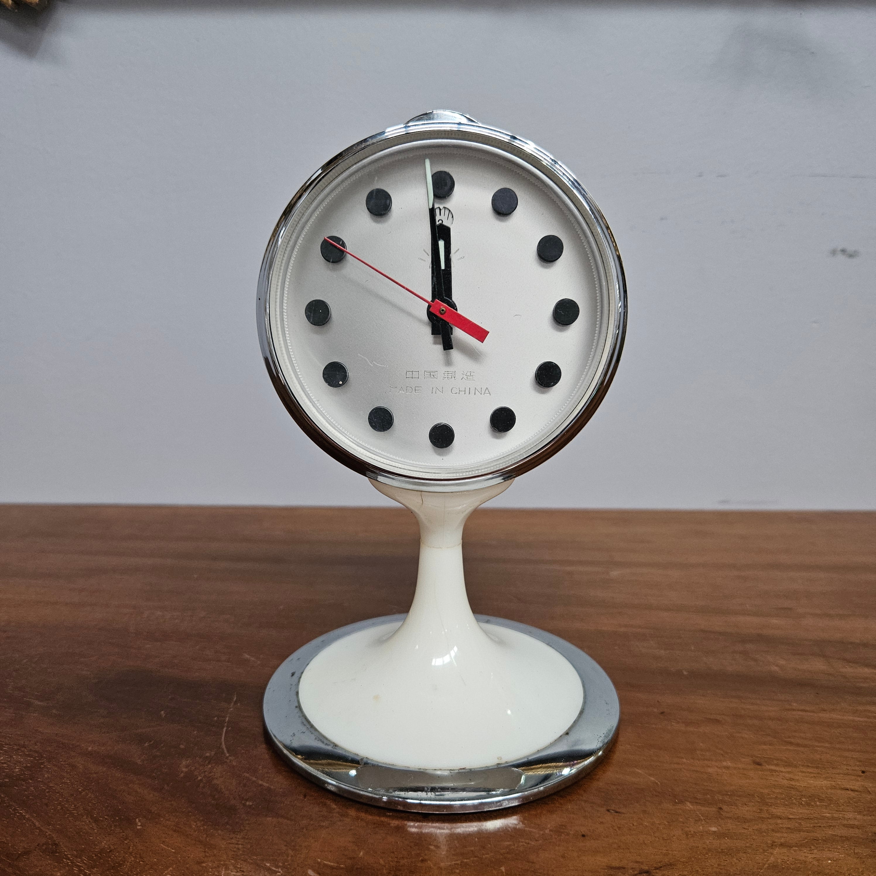 Vintage 1970's Sputnik Space Age Clock