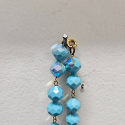 Vintage Turquoise Crystal Iridescent Glass Beads | Antique & Vintage | Moonee Ponds Antiques | Australia Wide Delivery