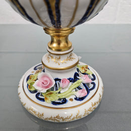 Stunning Vintage Sevres Style Lidded Potpourri on Pedestal