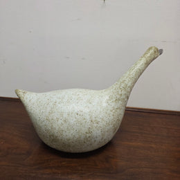 Vintage Art Pottery Bird Statue
