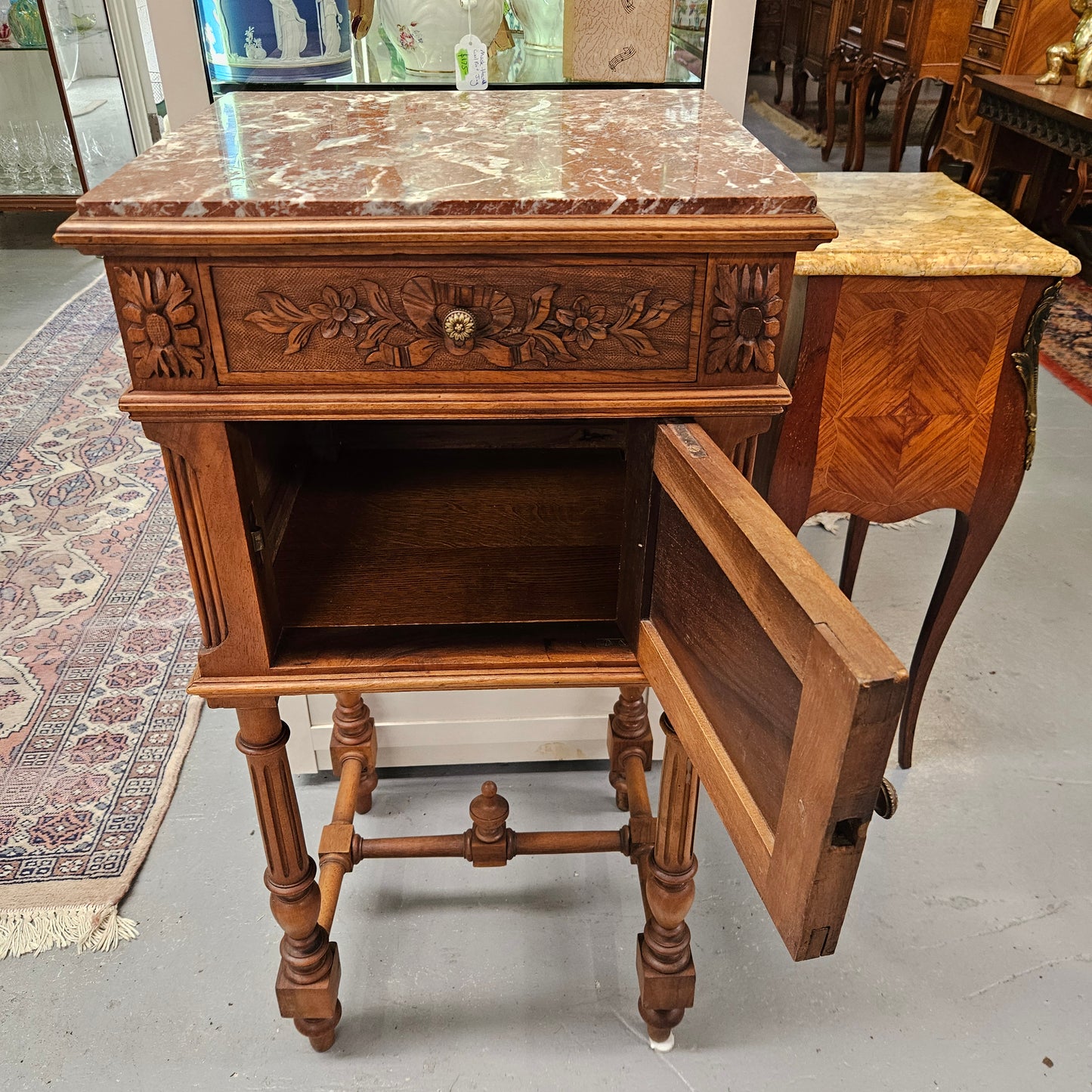 Louis XVI Style Single Bedside Table