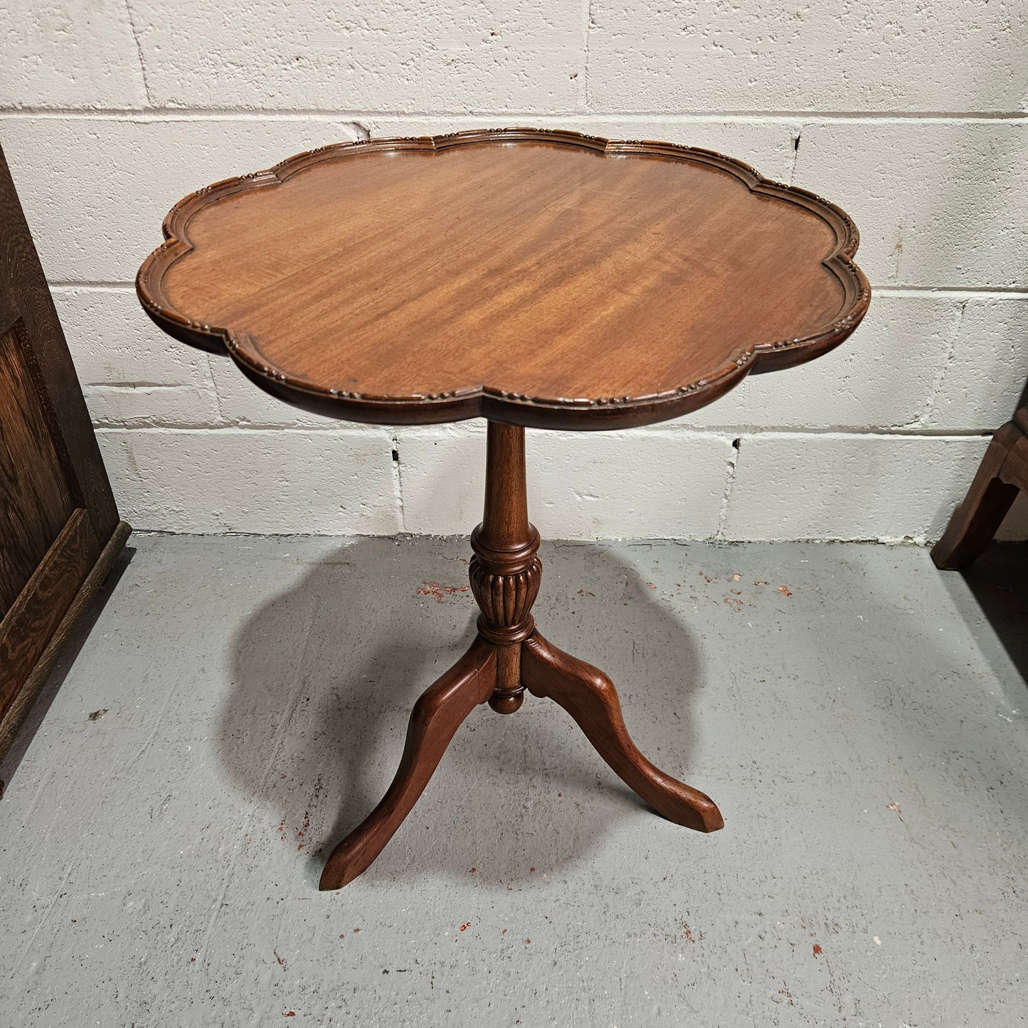 Vintage Mahogany Wine Table