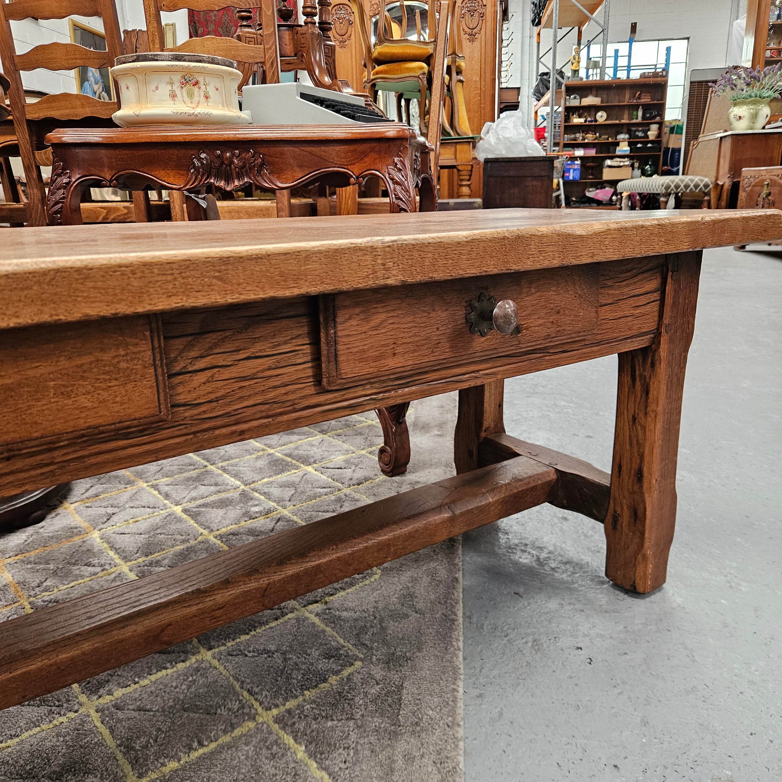 French Oak Coffee Table | Antique & Vintage | Moonee Ponds Antiques | Australia Wide Delivery