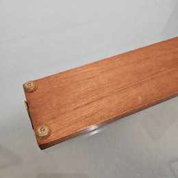 Antique Cribbage Inlaid Timber Board