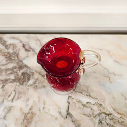 Vintage Venetian Ruby Glass Jug/Vase | Antique & Vintage | Moonee Ponds Antiques | Australia Wide Delivery