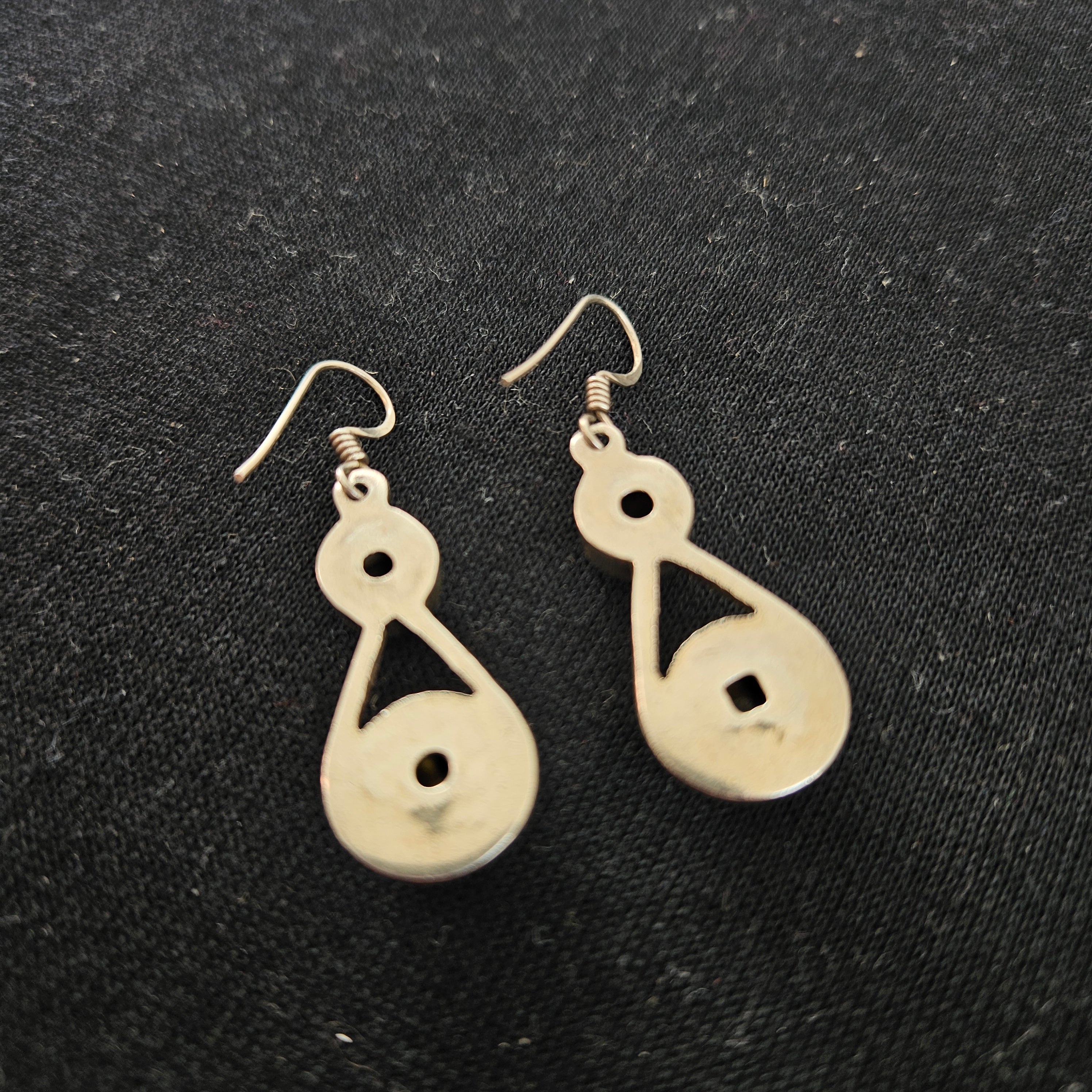 Sterling Silver & Double Drop Tiger Eye Earrings