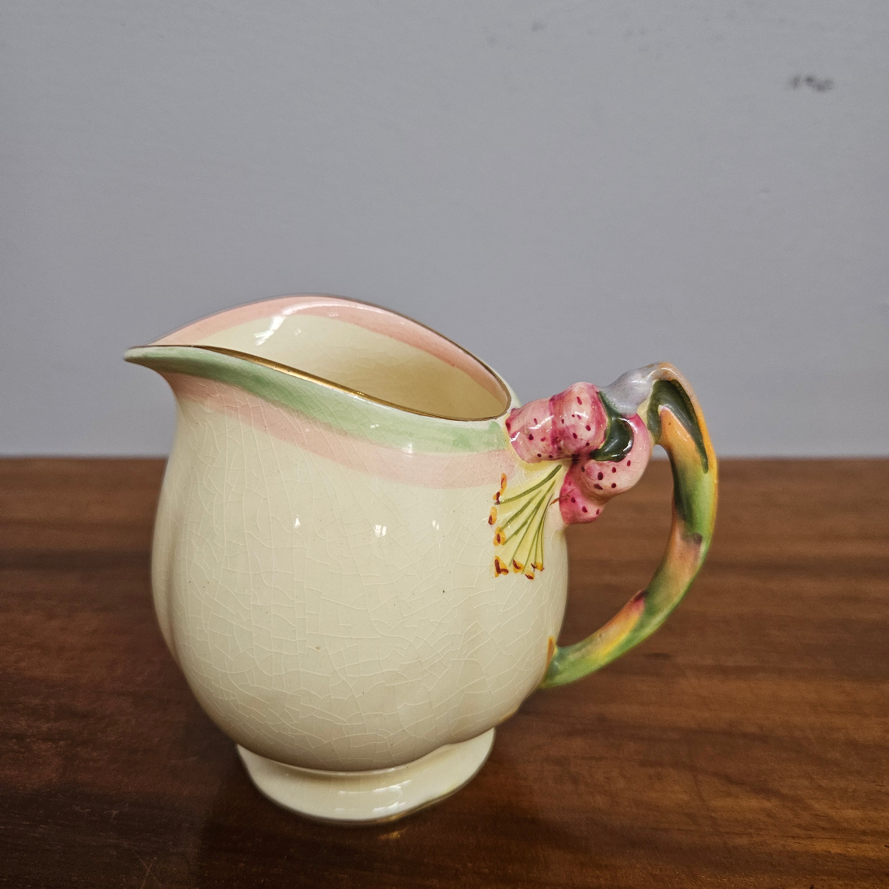 Royal Winton "Tiger Lily" Milk Jug, Sugar Bowl & Dish | Antique & Vintage | Moonee Ponds Antiques | Australia Wide Delivery