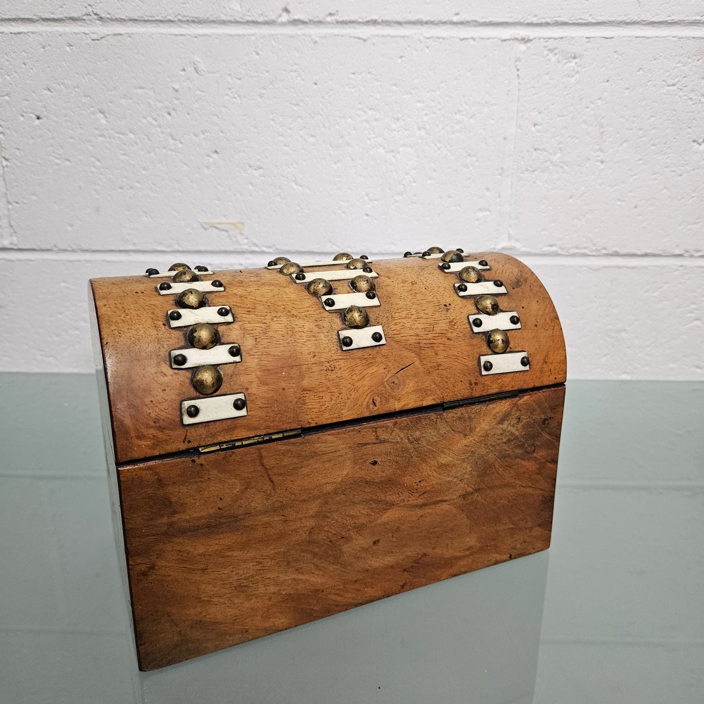 Victorian Walnut Stationary Box