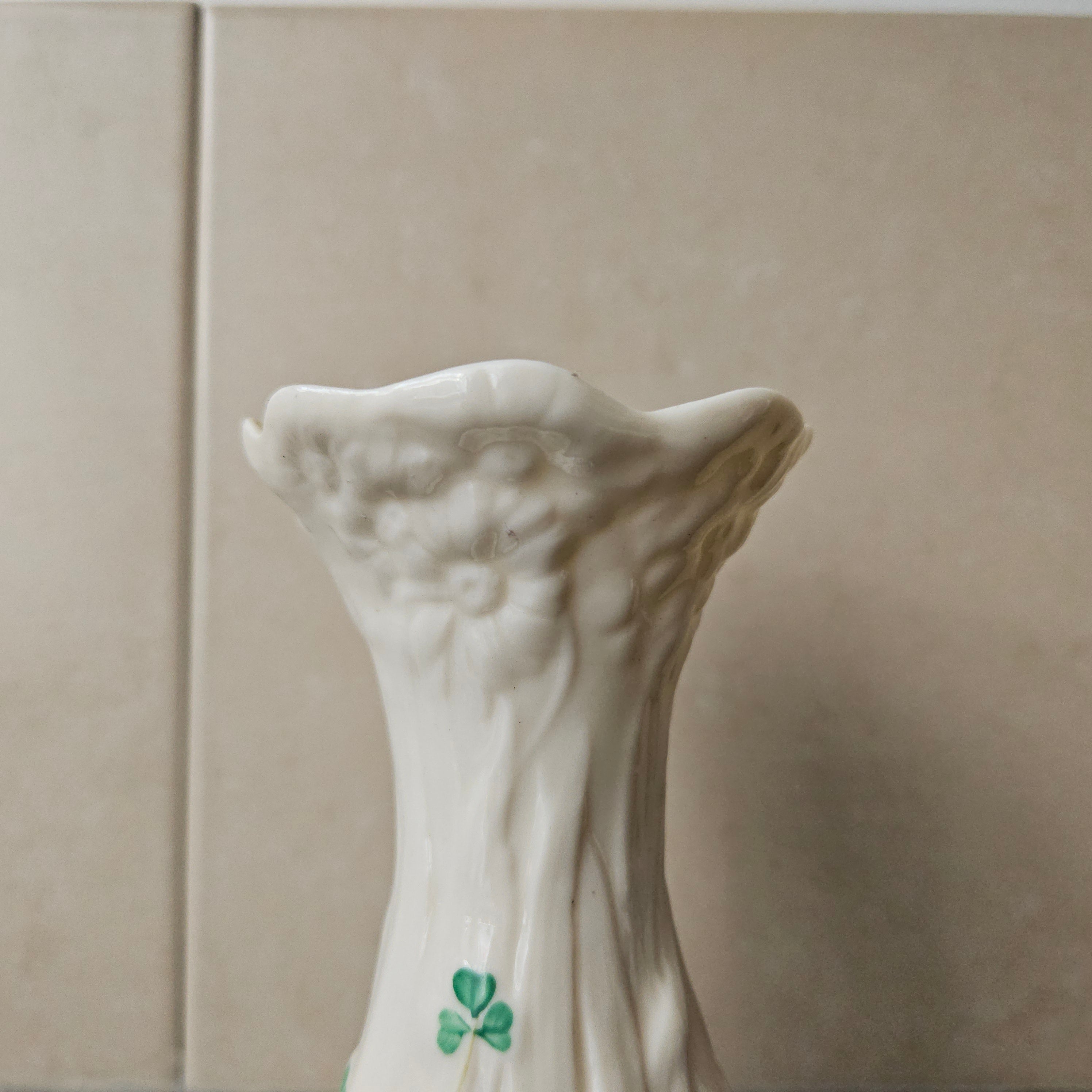 Belleek China Vase Stamped | Antique & Vintage | Moonee Ponds Antiques | Australia Wide Delivery