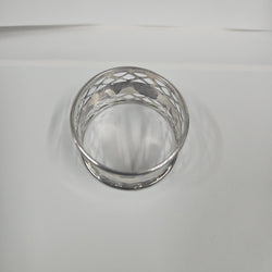 Pair Antique Sterling Silver Pierced Serviette Rings | Antique & Vintage | Moonee Ponds Antiques | Australia Wide Delivery