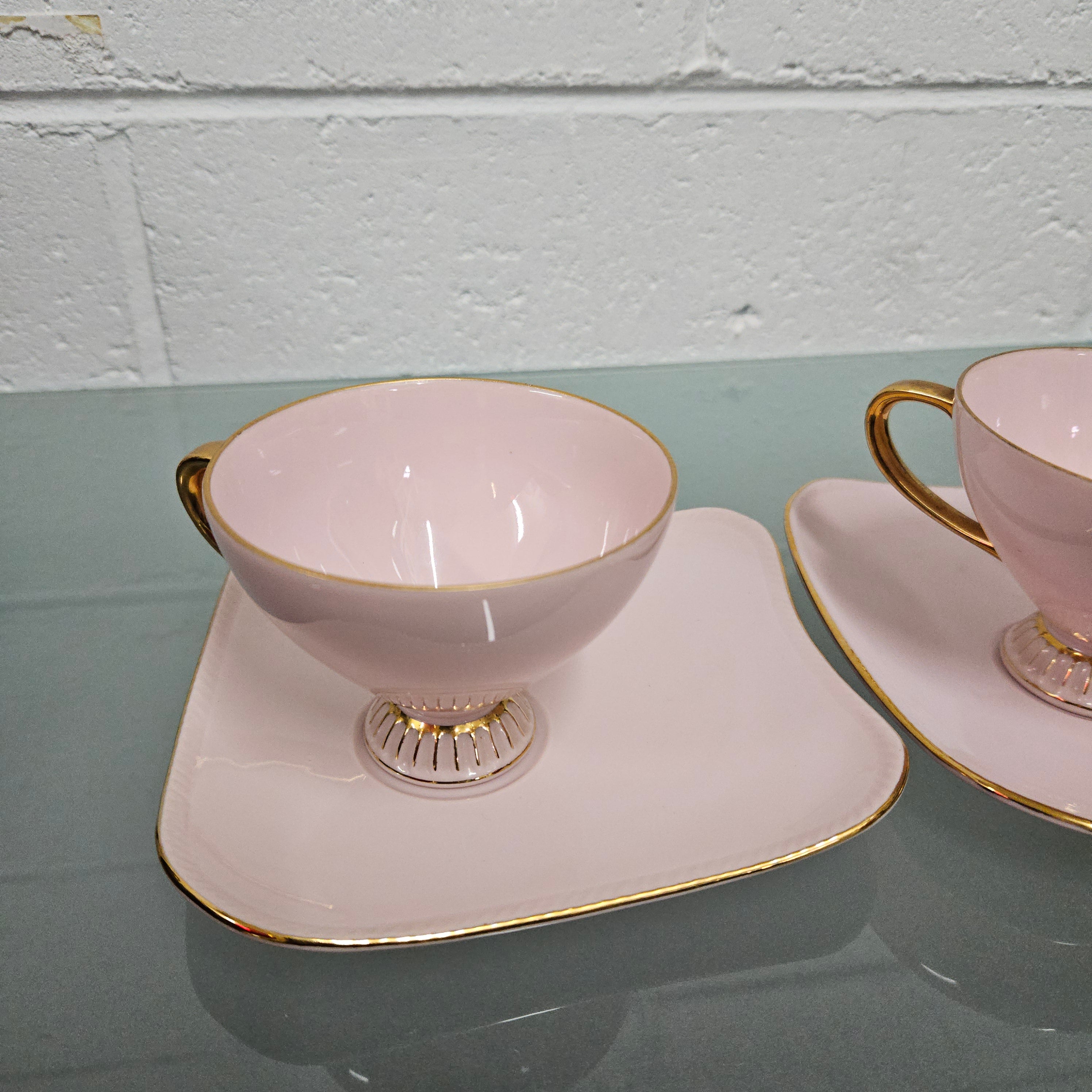 Set of Two West Minster Mid Century Cup & Saucers | Antique & Vintage | Moonee Ponds Antiques | Australia Wide Delivery