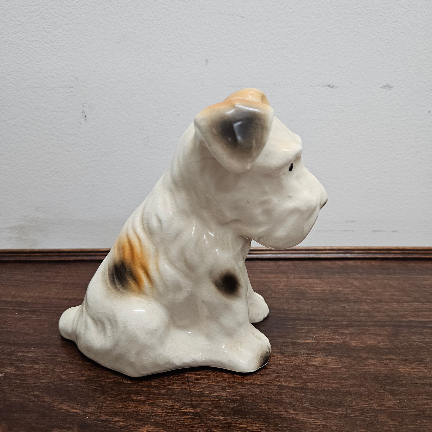 Delightful Vintage Ceramic Dog Figure