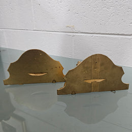 Pair Of Gilt & Wood Carved Wall Shelf Brackets