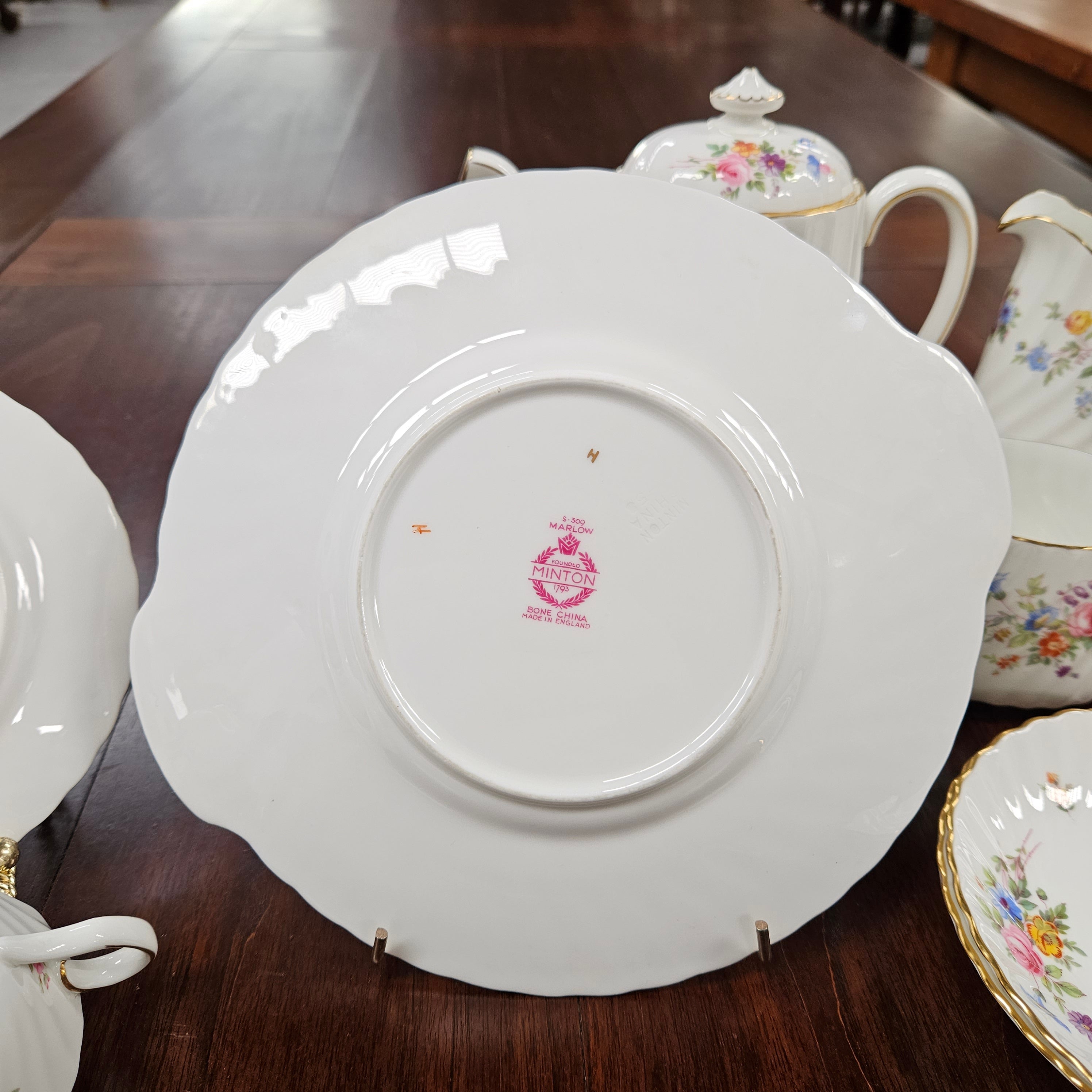Minton England, Marlowe Pattern, 24 Piece Coffee/Tea Service | Antique & Vintage | Moonee Ponds Antiques | Australia Wide Delivery