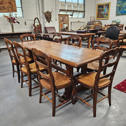 Fabulous French Oak Pedestal Refectory Table | Antique & Vintage | Moonee Ponds Antiques | Australia Wide Delivery