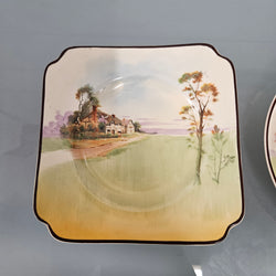 Royal Doulton Red Roof Cottage Trio | Antique & Vintage | Moonee Ponds Antiques | Australia Wide Delivery