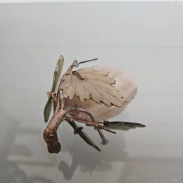 Vintage Carved Jade & Quartz Stone Fruit