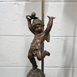Antique Pair of Decorative Cherub Table Lamps | Antique & Vintage | Moonee Ponds Antiques | Australia Wide Delivery